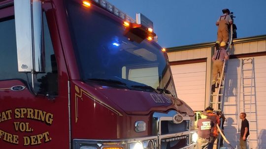 Volunteer Firefighters - Neighbors on the Fire Trucks
