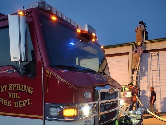 Volunteer Firefighters - Neighbors on the Fire Trucks